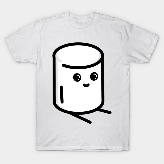 Sitting Marshmallow T-Shirt by Reeseworks